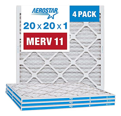 Foto de Aerostar  20 X 20 X 1 Merv 11, Paquete De 4 Unidades, Alerg