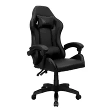 Cadeira Gamer Couro Braço Articulado Giratória Tr - Máx Cor Preto Material Do Estofamento Couro Sintético