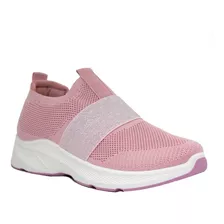 Zapatillas Elastizadas Mujer Livianas Sin Cordones Moda P