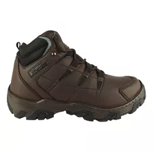 Bota Em Couro Adventure Masculina Com Palmilha Confortável 