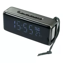 Parlante Tyg Reloj Digital Despertador Tg-174 Bluetooth Sd®