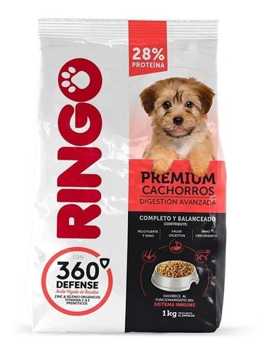 Alimento Para Perros Ringo Premium Cachorros 1kg