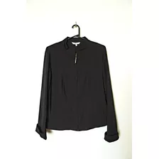 Campera Zara Negra Elastizada, Talle Xl