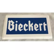 Cerveza Bieckert - Antigua Billetera De Mozo - Blanca -