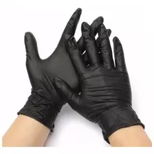 Guantes De Nitrilo Color Negro Precis - Unidad a $4