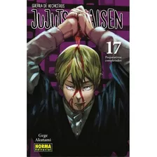 Jujutsu Kaisen No. 17: Jujutsu Kaisen No. 17, De Gege Akutami. Serie Jujutsu Kaisen, Vol. 17. Editorial Norma Comics, Tapa Blanda, Edición 1 En Español, 2022