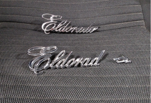 Emblema Logotipo Letras Cadillac Eldorado Original $$xpza Foto 2