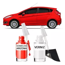 Tinta Tira Risco Automotivo Ford New Fiesta Vermelho Arizona