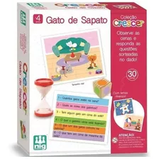 Jogo Gato De Sapato Coleção Crescer Educativo Nig Brinquedos