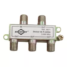 Divisor Cabo Coaxial 4x75 - 8671 Brasfort