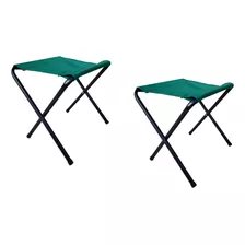 2 Banquinho Pescaria Banqueta Dobrável Camping Raf02