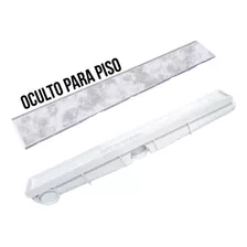 Ralo Linear Oculto Invisivel 6x50 Branco Cola Piso Porcenato