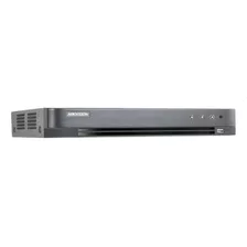 Dvr Hikvision 4 Mp 8 Canales Turbohd + 4 Canales Ip Modelo Ids-7208hqhi-m1/s Dvr De Video Vigilancia Con 1 Bahía De Disco Duro Y Audio Por Coaxitron (acusense / Evita Falsas Alarmas)