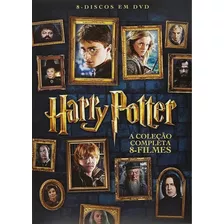 Box Harry Potter Coleção Completa 8 Filmes Dvd Lacrado Novo