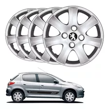 Juego De 4 Tasas Aro 14 Peugeot 206 207 307 2010 2011 .....