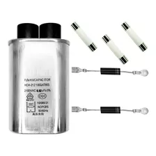 Kit Reparo Microondas Capacitor 0,92uf + 2 Diodo + 3 Fusivel