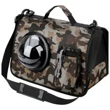 Bolso Transportador Mascotas Gato Perro C/visor Tela Premium