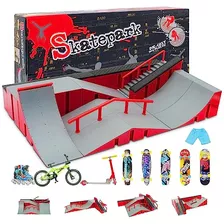 Kits De Parque De Mini Skateboard De Dedo (9 1), Set De...