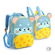 Kit Bolsa Infantil Feminina E Masculino + Lancheira Térmica 