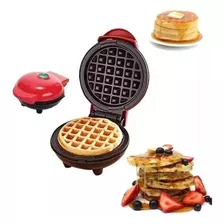  Mini Waflera Redonda Antiadherente Eléctrica Pancakes 