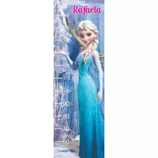 Régua De Crescimento Infantil Personalizada Tema Frozen