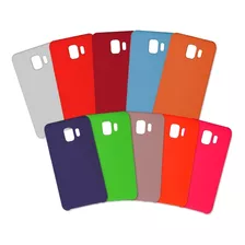 Funda Silicona Silicone Case Con Felpa Para Samsung J2 Core