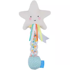 Sonajero Sensorial Gotas De Lluvia Para Bebe Estimulación Color Estrella