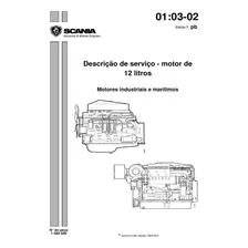 Manual De Oficína Motor Scania D12 - Impresso