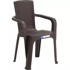 Silla Plastica Manu Terraza Con Brazo