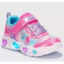 Tennis Skechers Sport Lights Luces Niña Originales