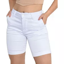 Shorts Esporte Fino Feminino Bivik Jeans Linha Premium