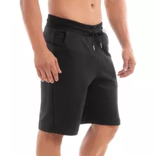 Bermuda Masculina Lisa Moletinho Shorts Moletim Moletom