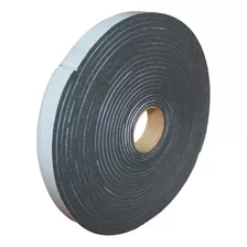 Fita De Vedação Espuma Pvc Adesivado 15mmx3mm - Rolo 50 Mt