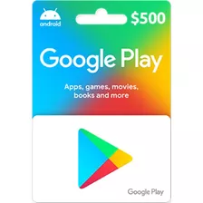 Tarjeta Google Play 500