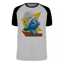 Camiseta Luxo Meu Smurf Do Céu Filme Desenho Cinema Sucesso