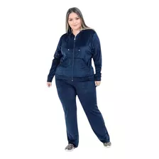 Conjunto Agasalho De Plush Plus Size Feminino