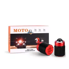 Luces Exploradoras Ambar Y Blanca Para Moto Camioneta 