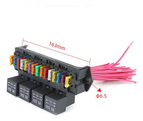 2x Car Boat 15 Way Fuse Box Block Holder Multicircuito Con Foto 6