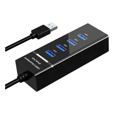 Adaptador Régua Hub Usb 4 Portas 3.0 Rápido Pc Notebook