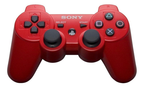 Controle Joystick Sem Fio Sony Playstation Dualshock 3 Red