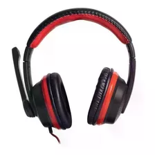 Fone Gamer (headset) Fortrek Spider Black Preto E Vermelho Cor Preto/vermelho