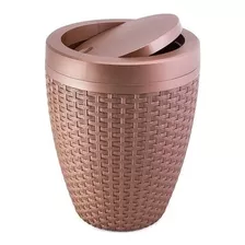 Cesto Basculante Cobre Rattan 7,5lts Aquaplás