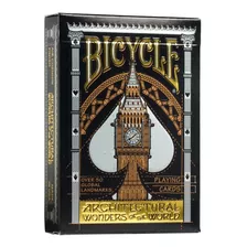 Baralho Bicycle Architectural Wonders World Cartas Premium