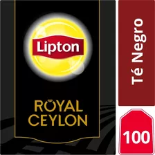 Té Lipton Royal Ceylán 100 Bolsitas