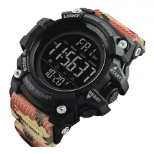 Relógio 54mm Digital Cronômetro Esportes Luz Negra 5bar Top