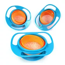 Plato Gyro Bowl 360° Anti Derrame De Comida Para Bebés Niños