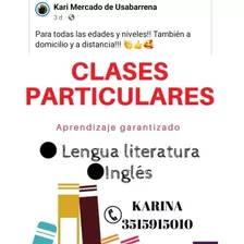 Clases De Inglés Y Lengua Literatura 