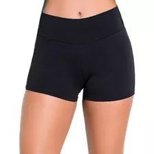 Kit 5 Shorts Feminino Curto Shortinho Fitness Suplex 