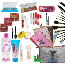 Promoção Kit Maquiagem 17 Produtos + Necesserie Mega Oferta