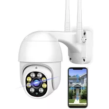 Camara Seguridad Ip Wifi Exterior Jortan Modelo Color Blanco